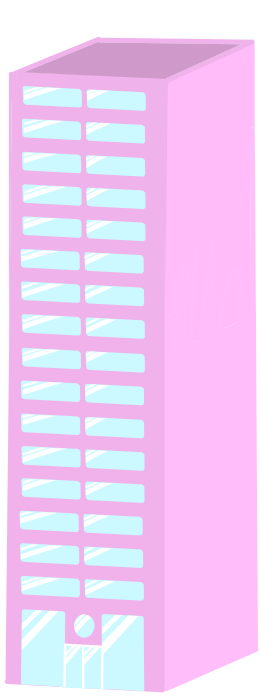 pink building